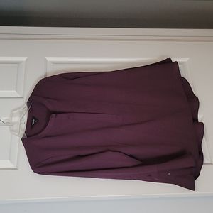 Simply Vera Verawang eggplant blouse Petit Large